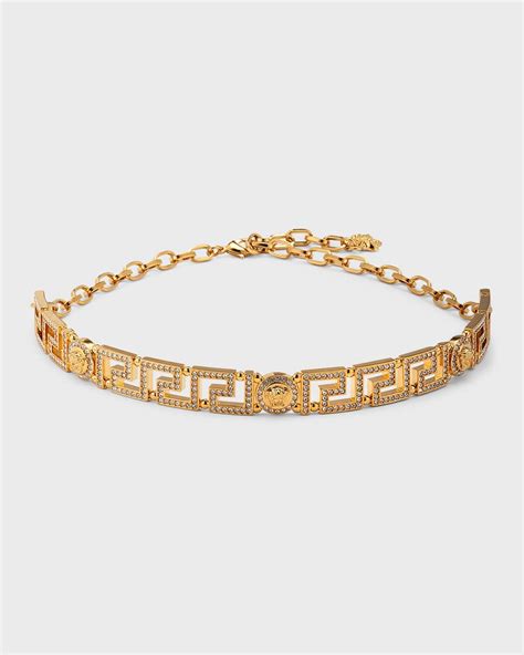 bracciale versace medusa|Versace Medusa choker necklace.